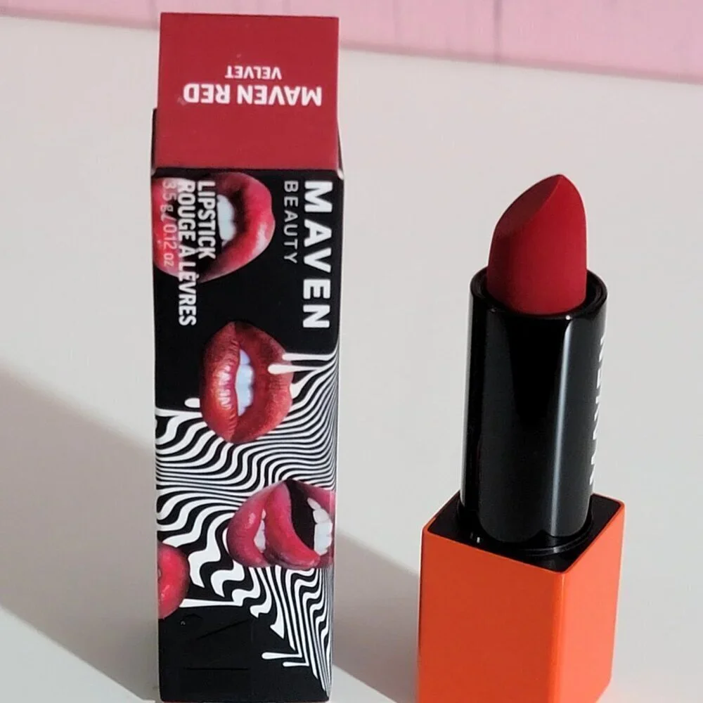 Maven Lipstick - Maven Red Velvet NIB